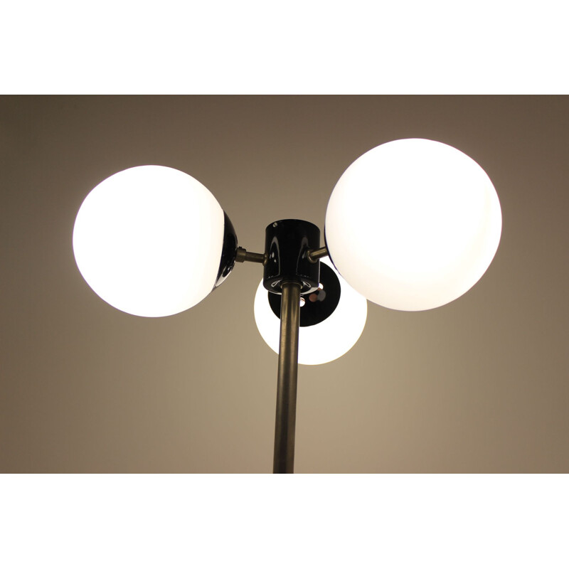 Lampadaire Spoutnik vintage en verre