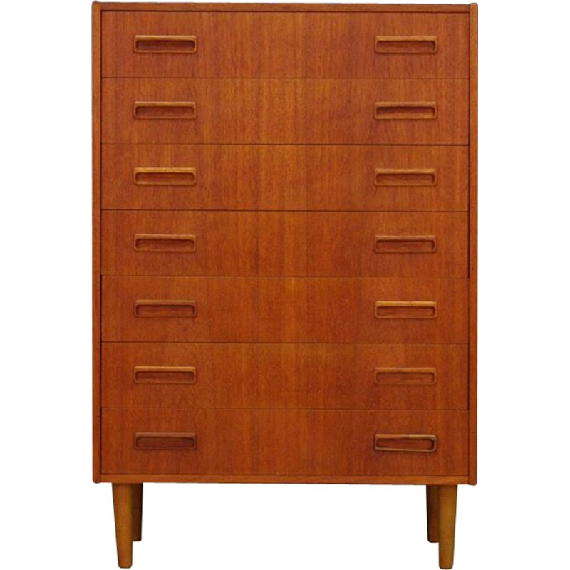 Vintage danish design chest of drawers in teak 1970
