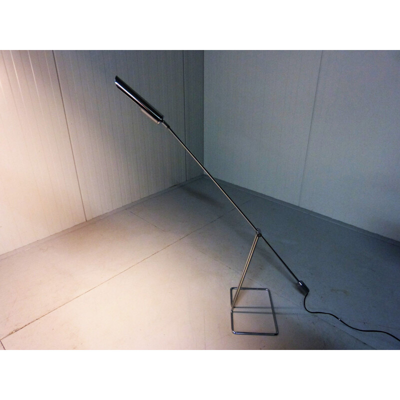 Vintage chrome-plated floor lamp by Abo Randers