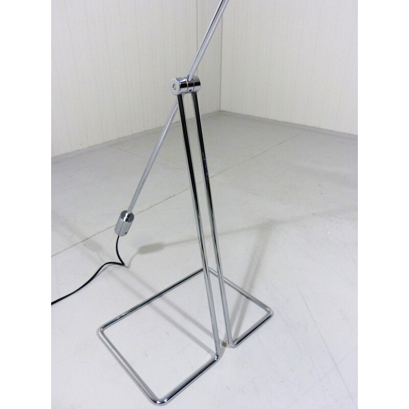 Vintage chrome-plated floor lamp by Abo Randers