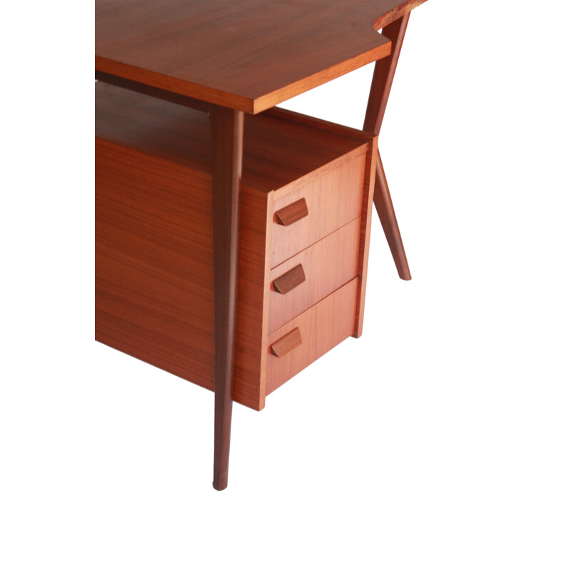 Vintage tripod desk in teak