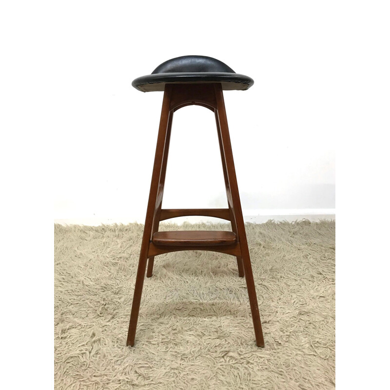 Vintage bar stool "Mad Men" by Erik Buch for OD Mobler