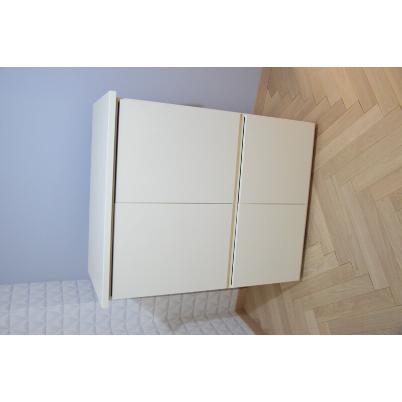 White vintage storage cabinet
