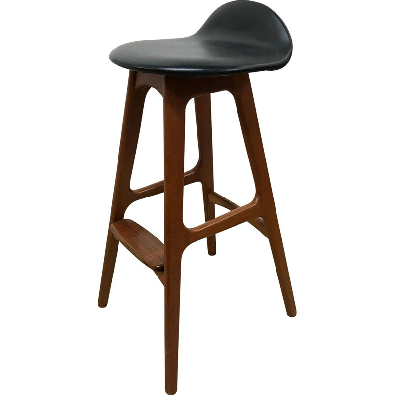 Vintage bar stool "Mad Men" by Erik Buch for OD Mobler