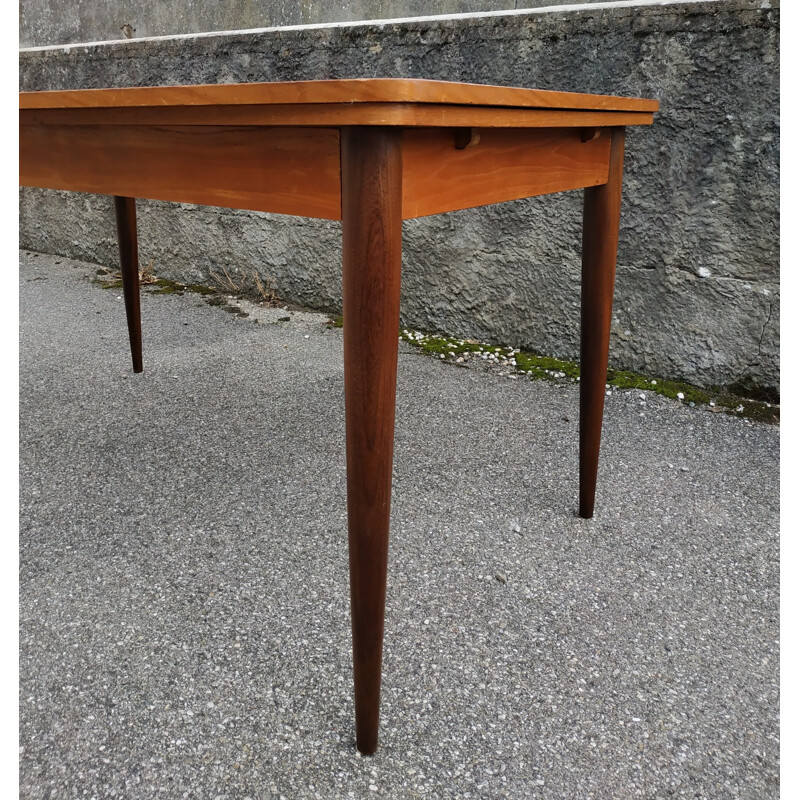 Vintage Scandinavian extensible table