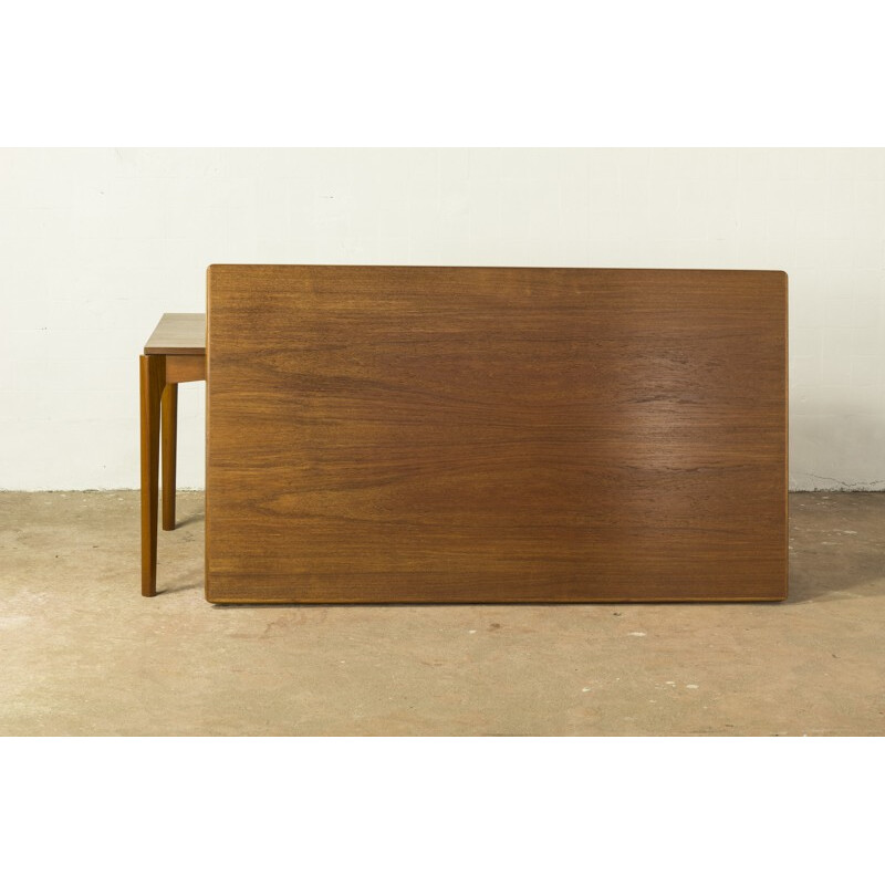 Scandinavian dining table in teak, Herning KJAERNULF - 1960s