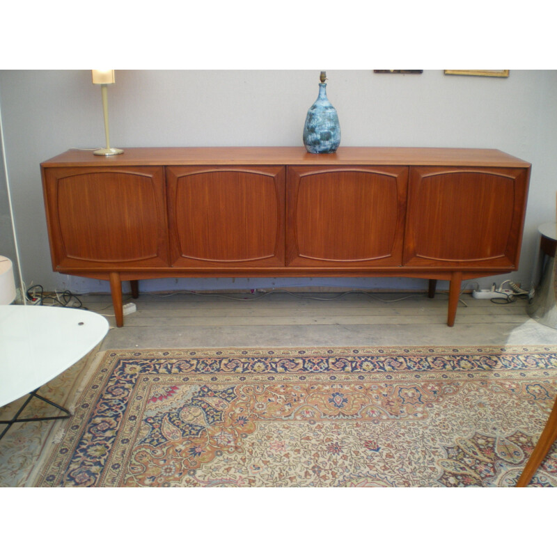 Vintage teak sideboard by Rastad and Relling to Bahus 1960