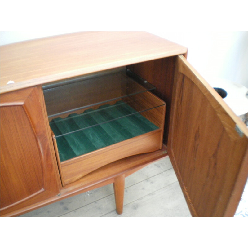 Vintage teak sideboard by Rastad and Relling to Bahus 1960