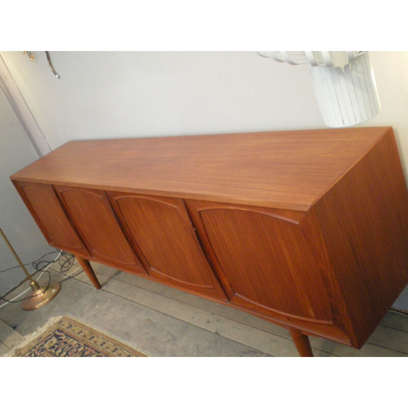 Vintage teak sideboard by Rastad and Relling to Bahus 1960