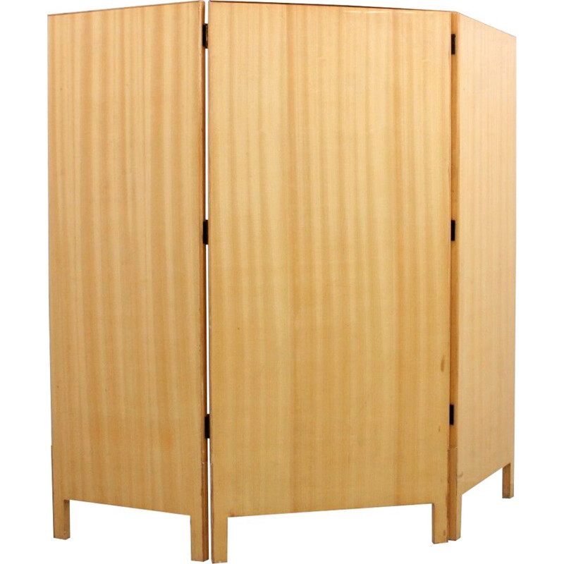 Vintage room divider with three doors