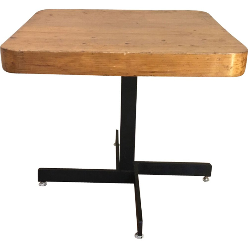 Vintage adjustable sidetable by Charlotte Perriand for les arcs