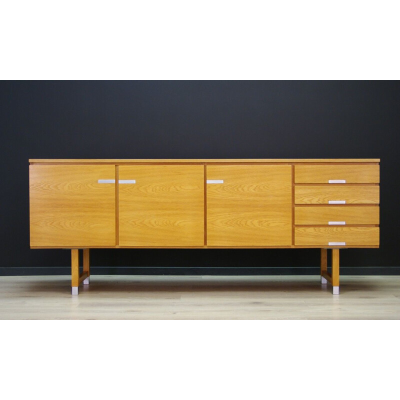 Vintage Danish sideboard in ash wood by Kai Kristiansen