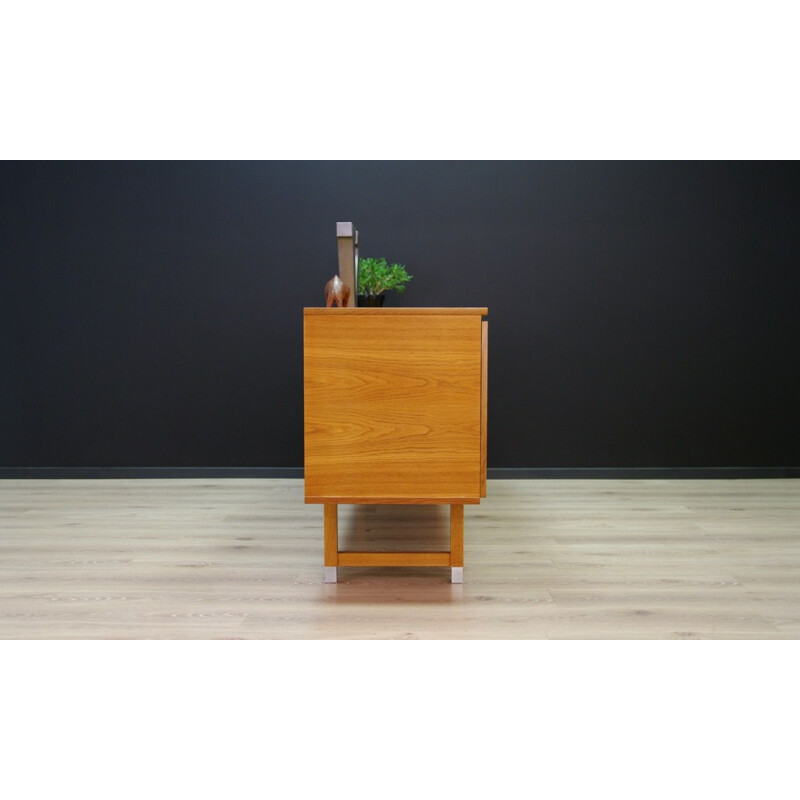 Vintage Danish sideboard in ash wood by Kai Kristiansen