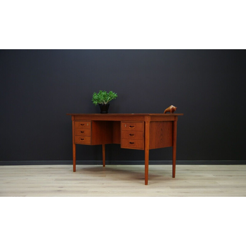 Vintage Danish desk in teak