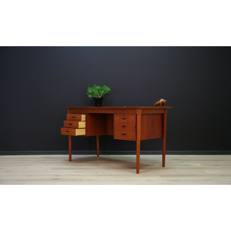 Vintage Danish desk in teak