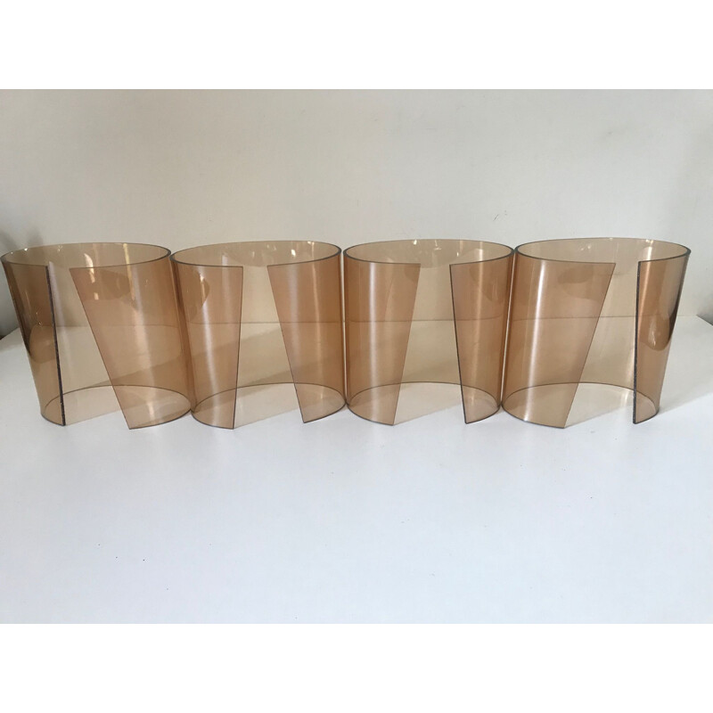 Lustre vintage scandinave en bois blond