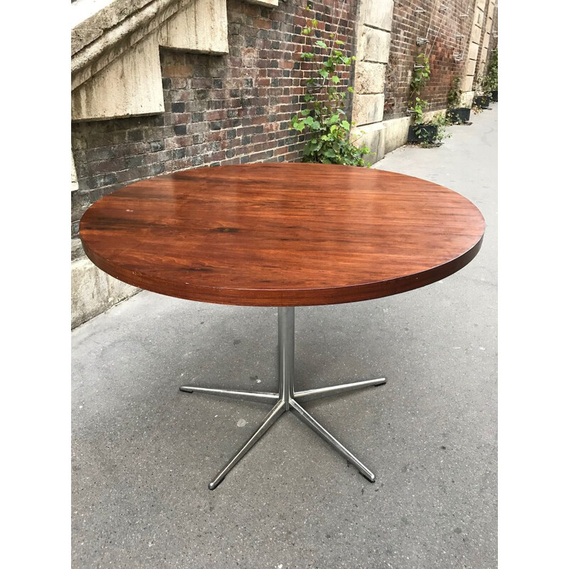 Table vintage ronde scandinave