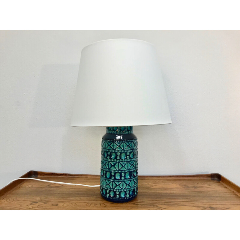 Vintage ceramic table lamp by Lyskaer