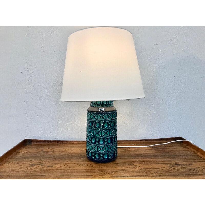 Vintage ceramic table lamp by Lyskaer