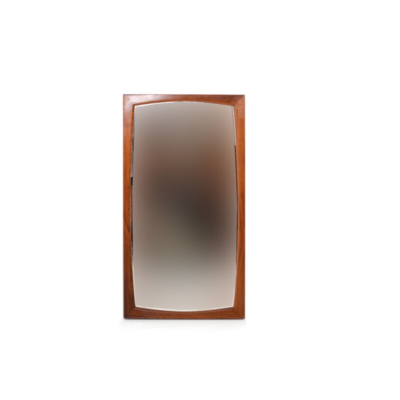 Vintage mirror in rosewood by Aksel Kjersgaard