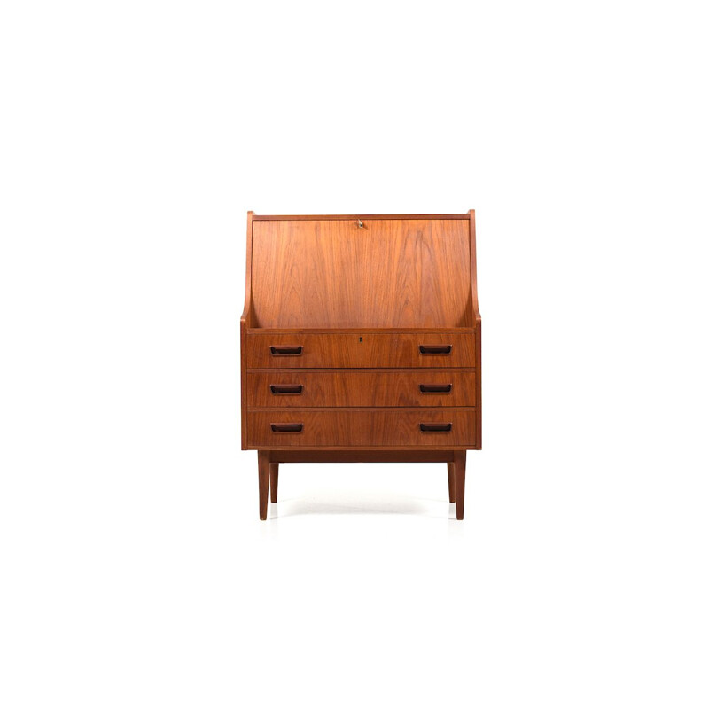 Vintage Danish secretary in teak