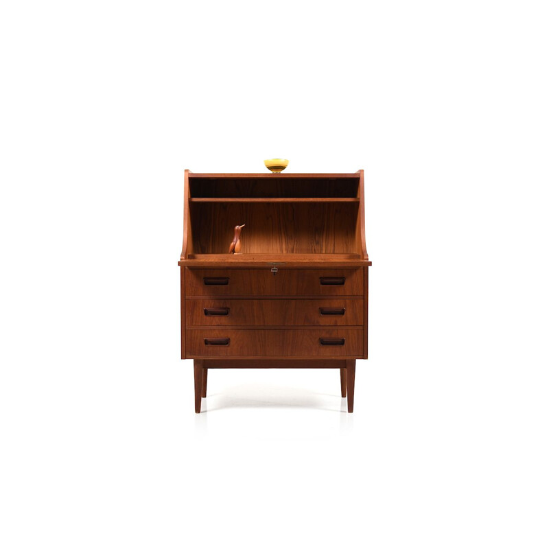 Vintage Danish secretary in teak