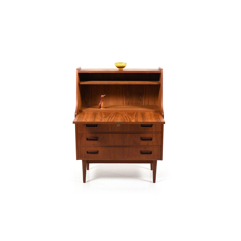 Vintage Danish secretary in teak