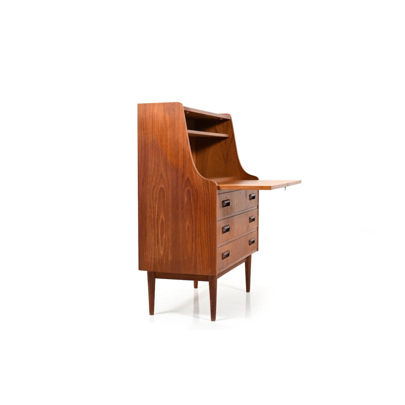 Vintage Danish secretary in teak