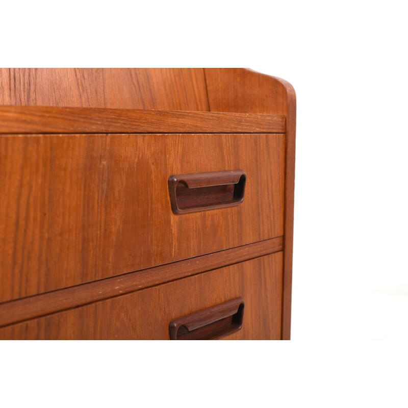 Vintage Danish secretary in teak