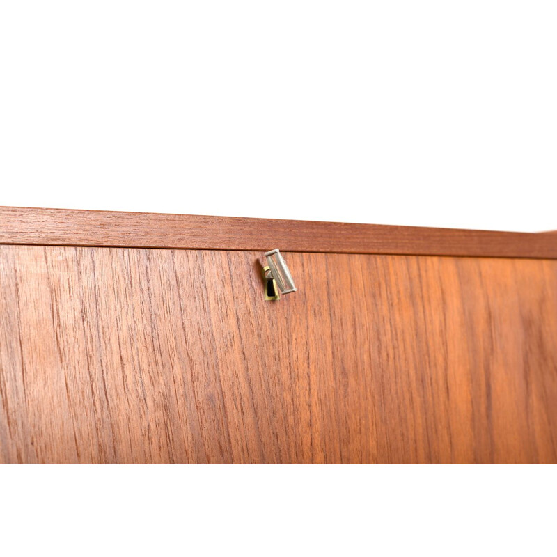 Vintage Danish secretary in teak