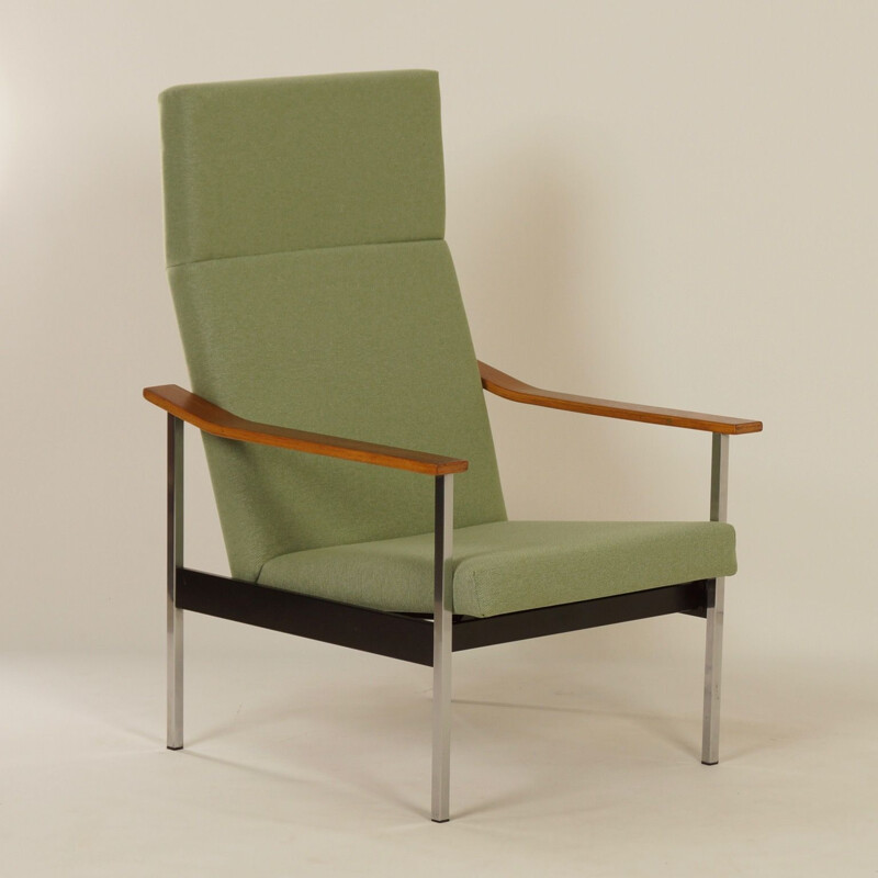 Vintage adjustable 1425 armchair by André Cordemeijer for Gispen 1960