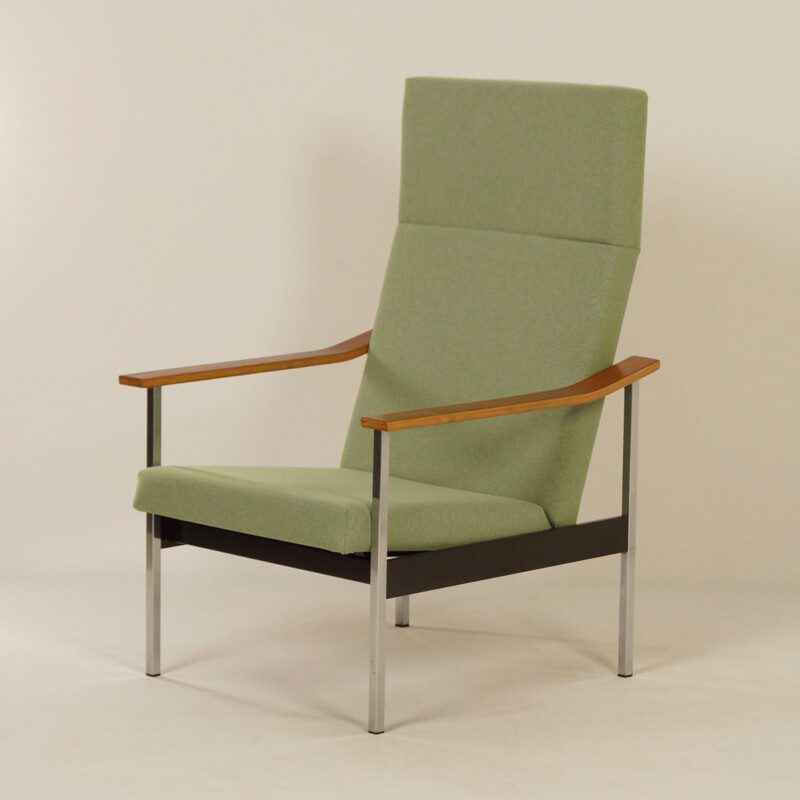 Vintage adjustable 1425 armchair by André Cordemeijer for Gispen 1960