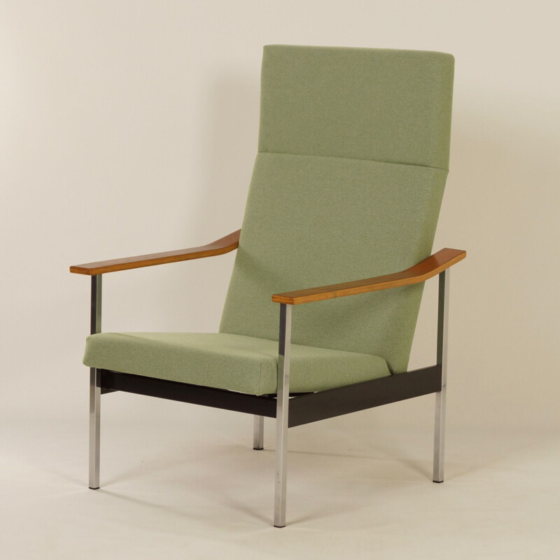 Vintage adjustable 1425 armchair by André Cordemeijer for Gispen 1960