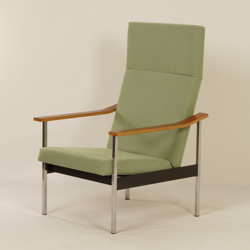 Vintage adjustable 1425 armchair by André Cordemeijer for Gispen 1960