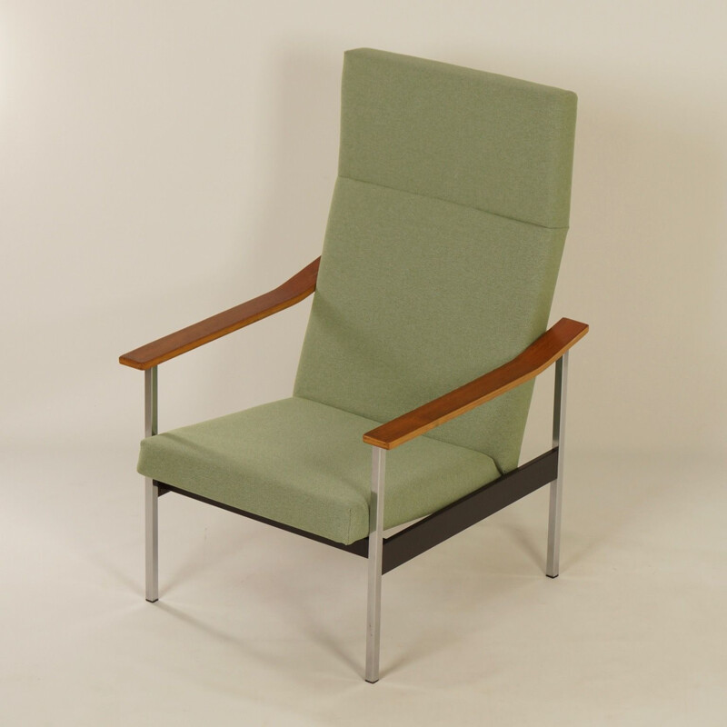 Vintage adjustable 1425 armchair by André Cordemeijer for Gispen 1960