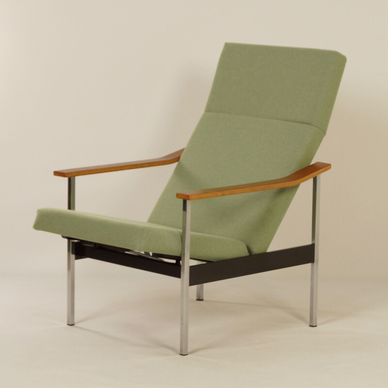 Vintage adjustable 1425 armchair by André Cordemeijer for Gispen 1960