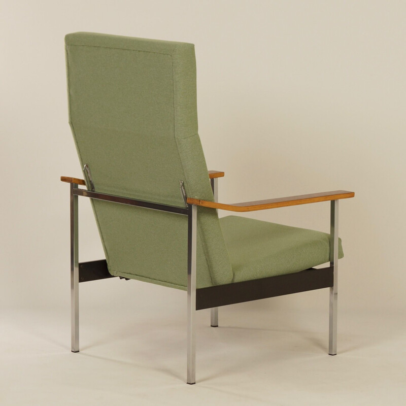 Vintage adjustable 1425 armchair by André Cordemeijer for Gispen 1960