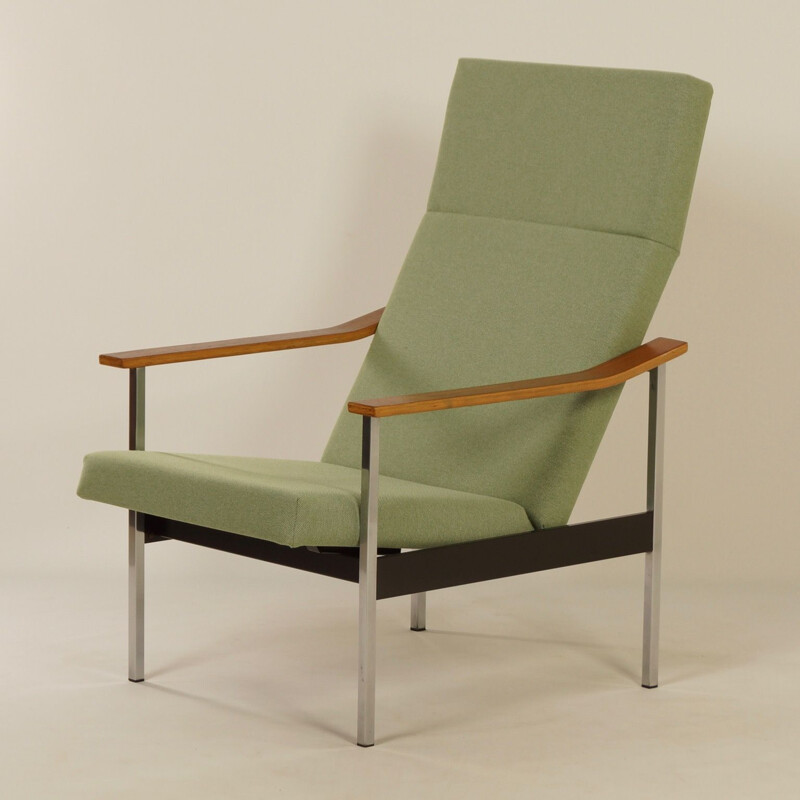 Vintage adjustable 1425 armchair by André Cordemeijer for Gispen 1960