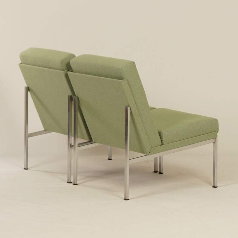 Ensemble de 2 fauteuils vintage Gispen 1451 par Coen De Vries 1960