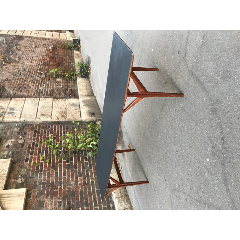 Vintage danish coffee table in wood and teak 1960