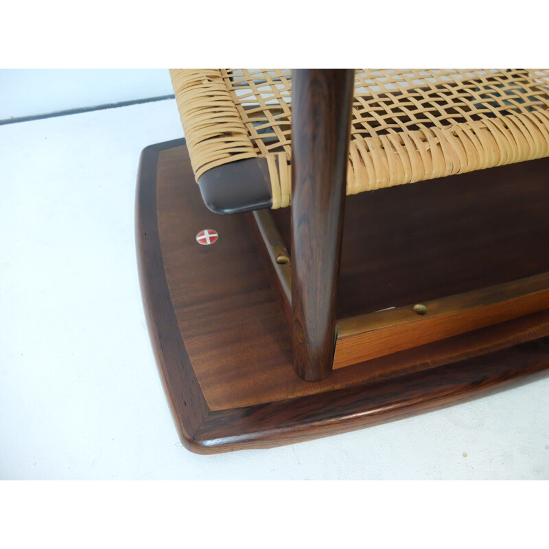 Vintage scandinavian Poul Jensen coffee table in rosewood 1960