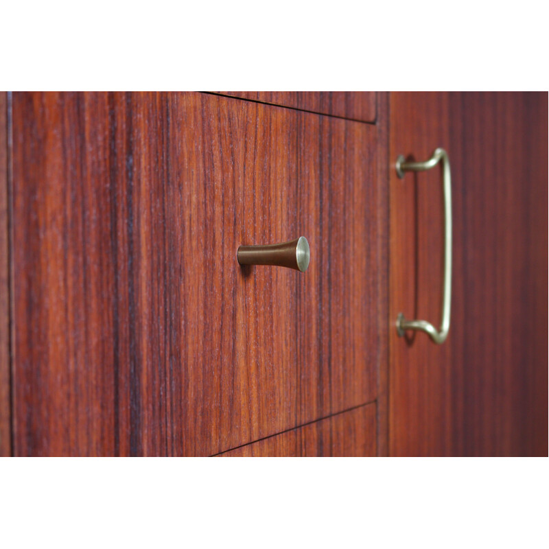 Vintage sideboard by Vanson in teak and rosewood