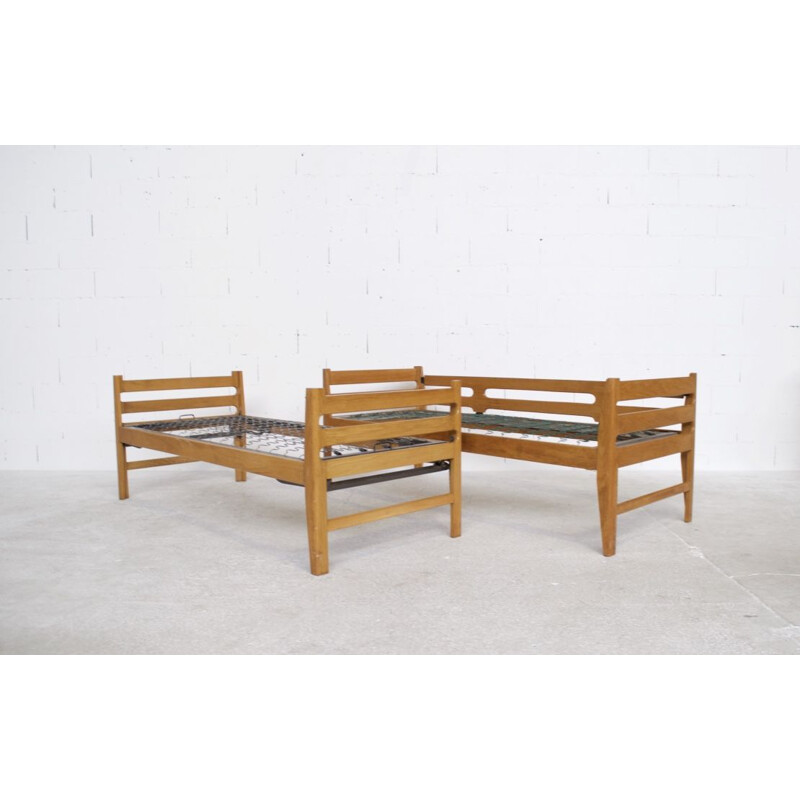 Set 2 vintage bed by Saint Sabin atelier 