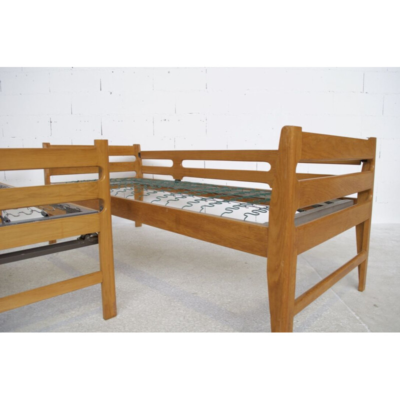 Set 2 vintage bed by Saint Sabin atelier 