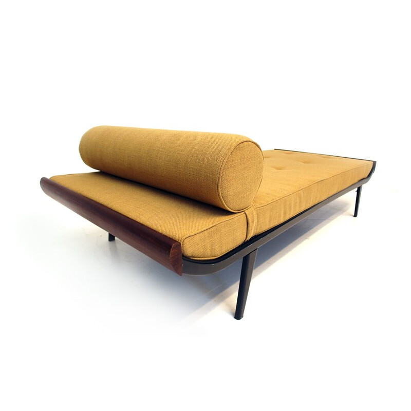 Cleopatra daybed in metal, teak and fabric, Dick CORDEMEIJER - 1954