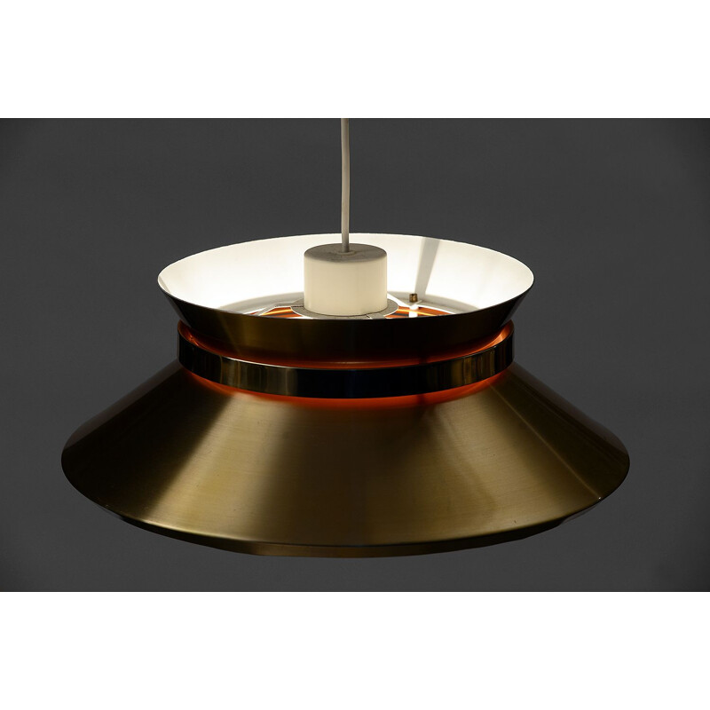 Vintage hanging lamp in brass by Carl Thore for Granhaga