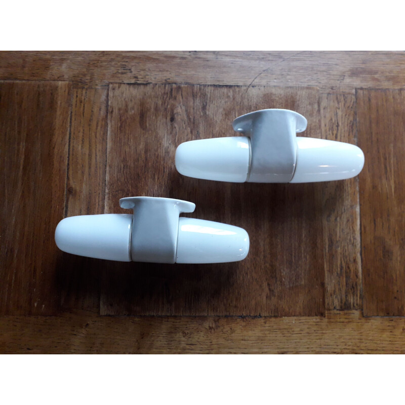 Set of 2 vintage walll lamps by Wilhem Wagenfeld