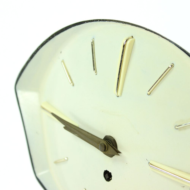 Vintage bakelite table clock by Prim, 1950