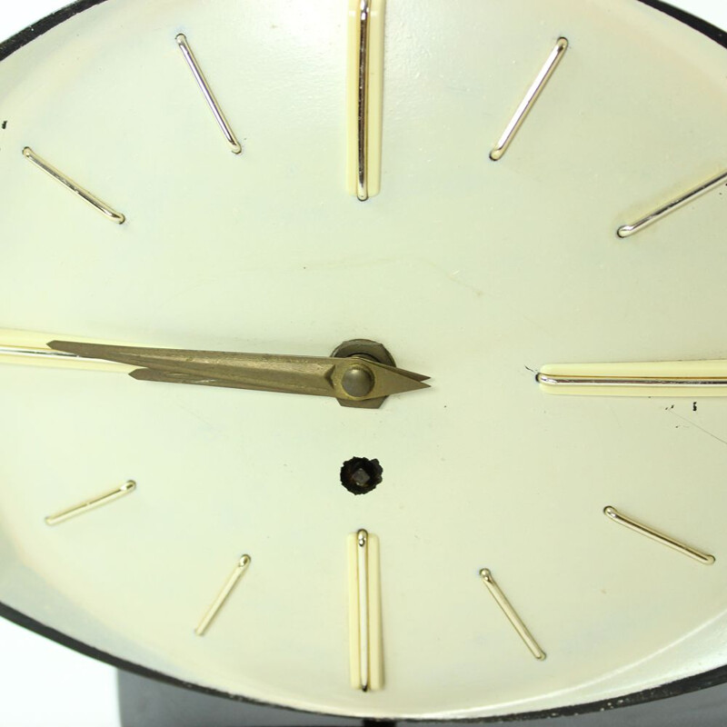 Orologio da tavolo vintage in bachelite di Prim, 1950