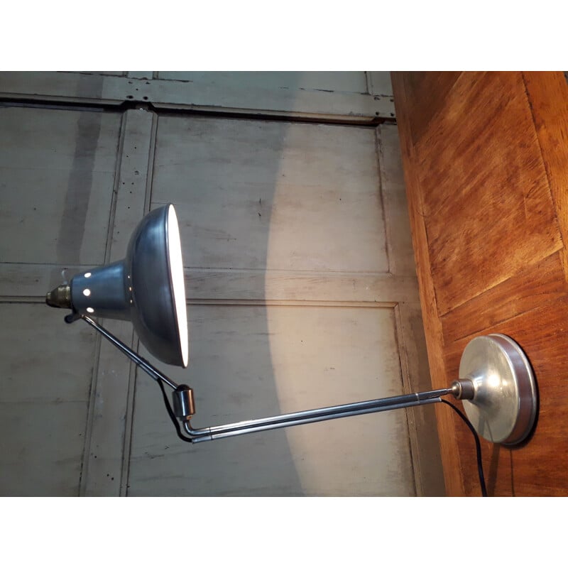 Vintage table lamp by Institutions Houillon 